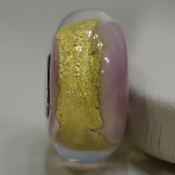 Trollbeads Pink Gold Bead - Picture 4 of 7